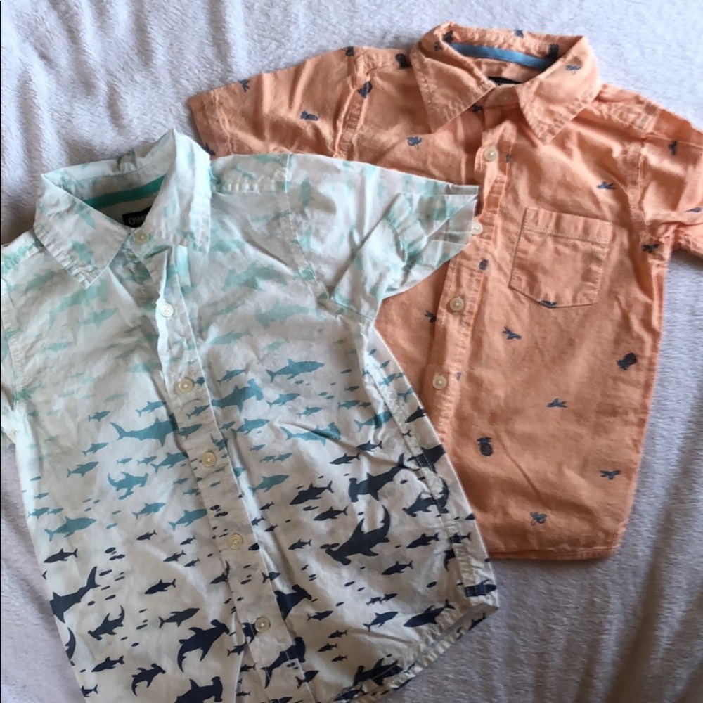 Bundle | Short Sleeve Button Down | Size 4/5